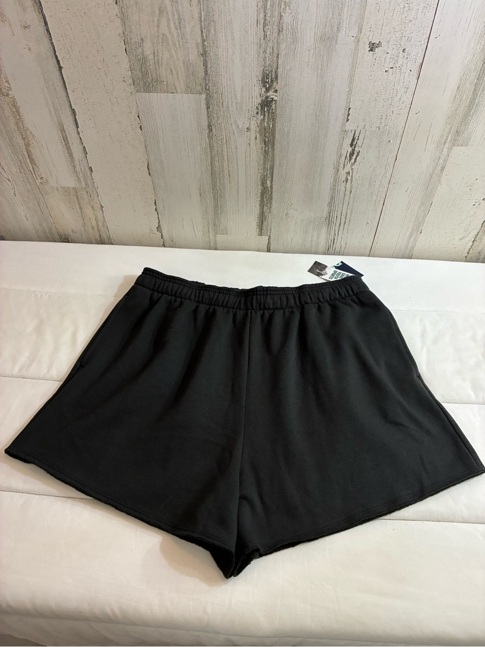 DSG Black Women's Athletic Elastic-Waist Shorts Sz L NWT